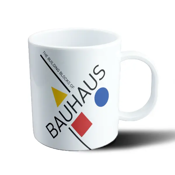 Taza de Plástico Bauhaus The Building Blocks
