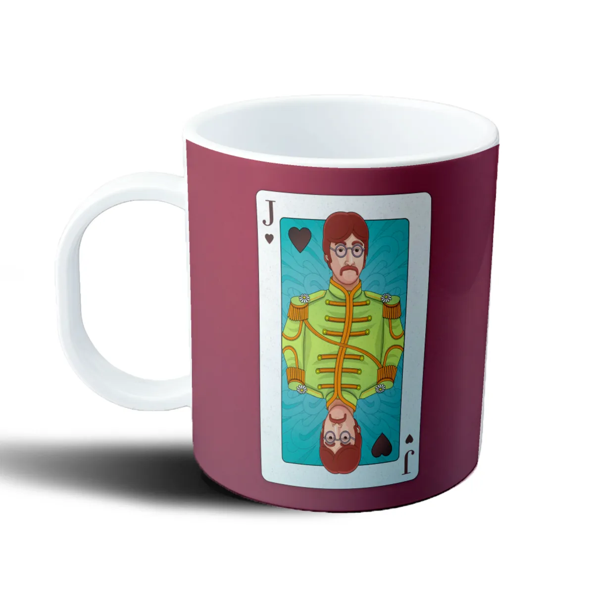 Taza de Plástico The Beatles Jota de Corazones Sgt. Pepper - vista 2