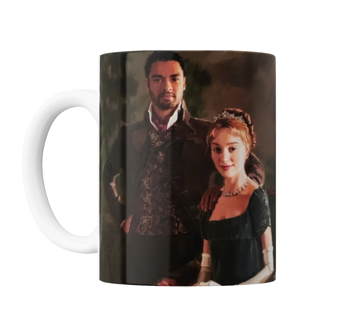 Taza de Cerámica Bridgerton Pareja Retrato de Época - vista 2