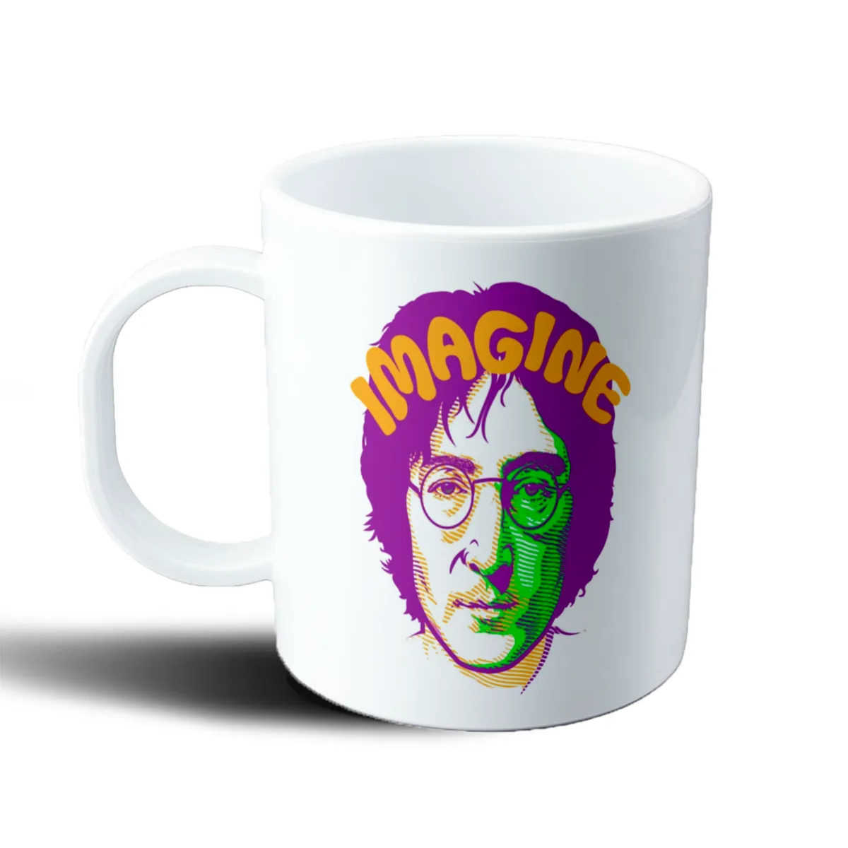 Taza de Plástico The Beatles John Lennon Imagine - vista 2