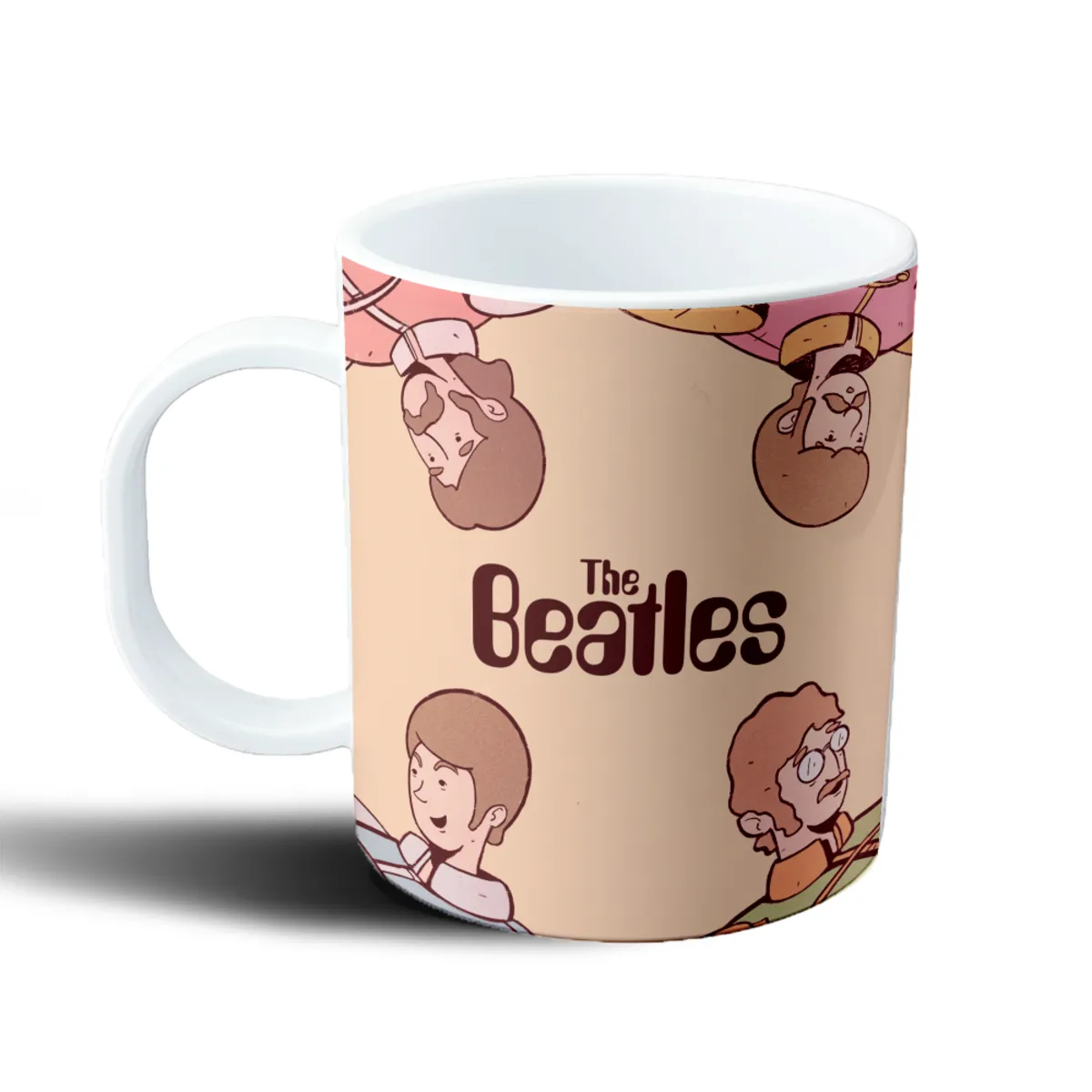 Taza de Plástico The Beatles Cartoon - vista 2