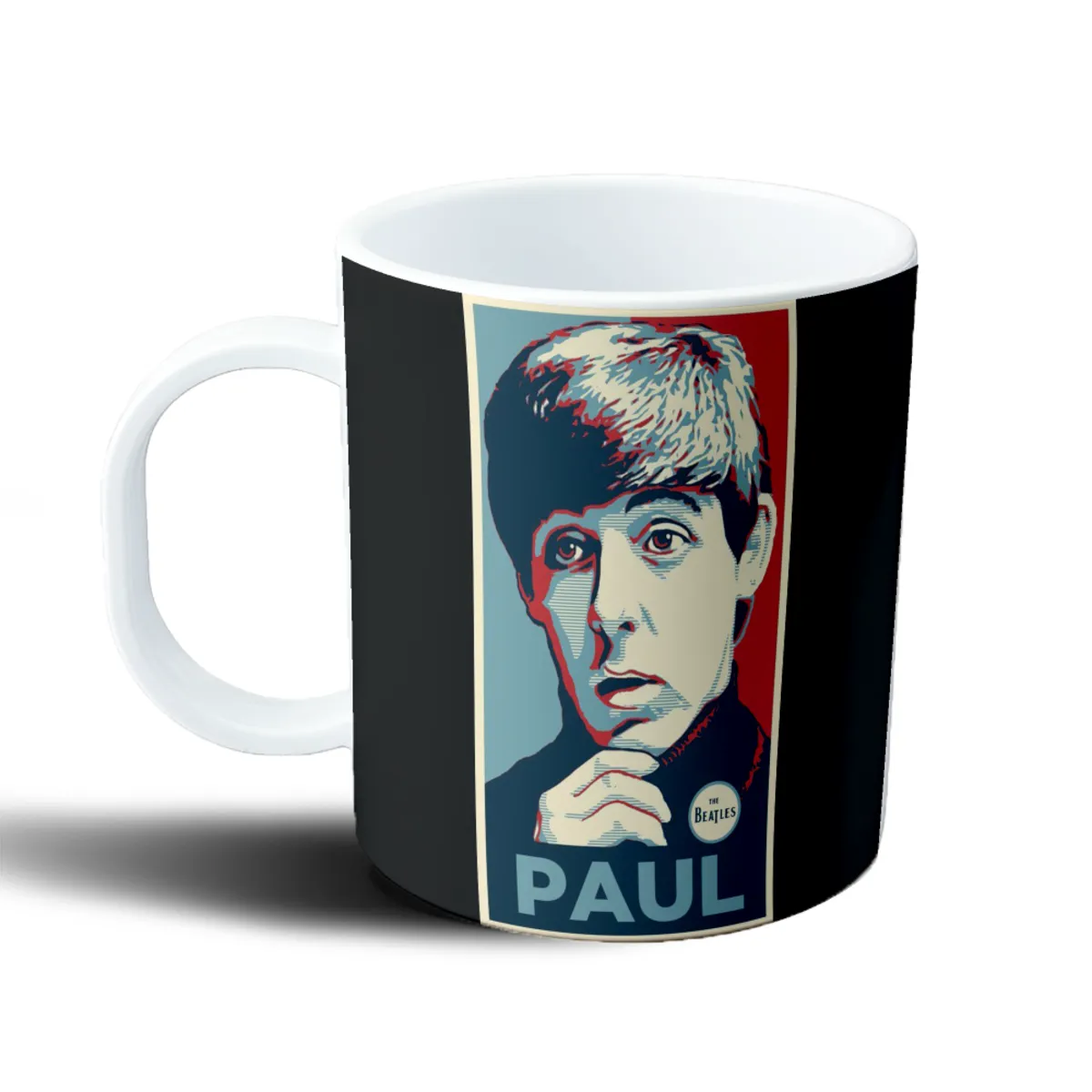 Taza de Plástico The Beatles Paul McCartney Estilo Obama - vista 2