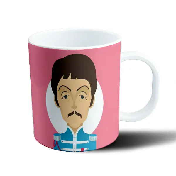 Taza de Plástico The Beatles Paul McCartney Sgt. Pepper