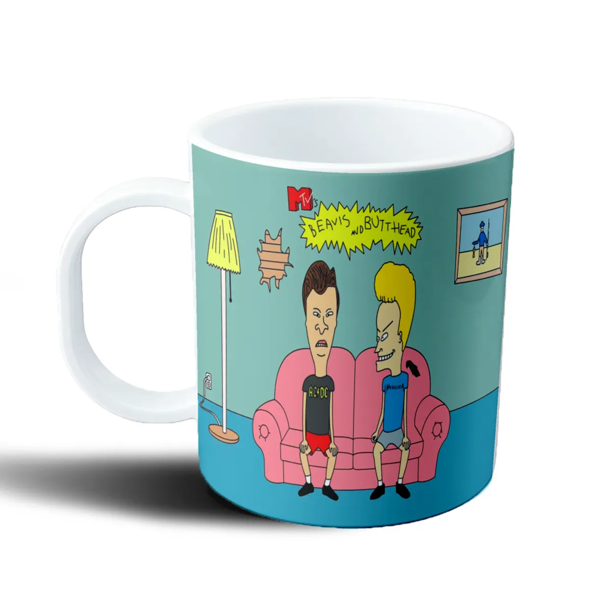 Taza de Plástico Beavis and Butthead en el Sillón - vista 2