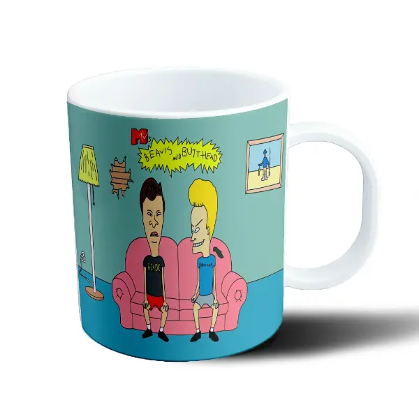 Taza de Plástico Beavis and Butthead en el Sillón