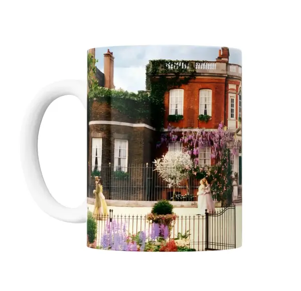 Taza de Cerámica Bridgerton Mayfair Calle con Flores