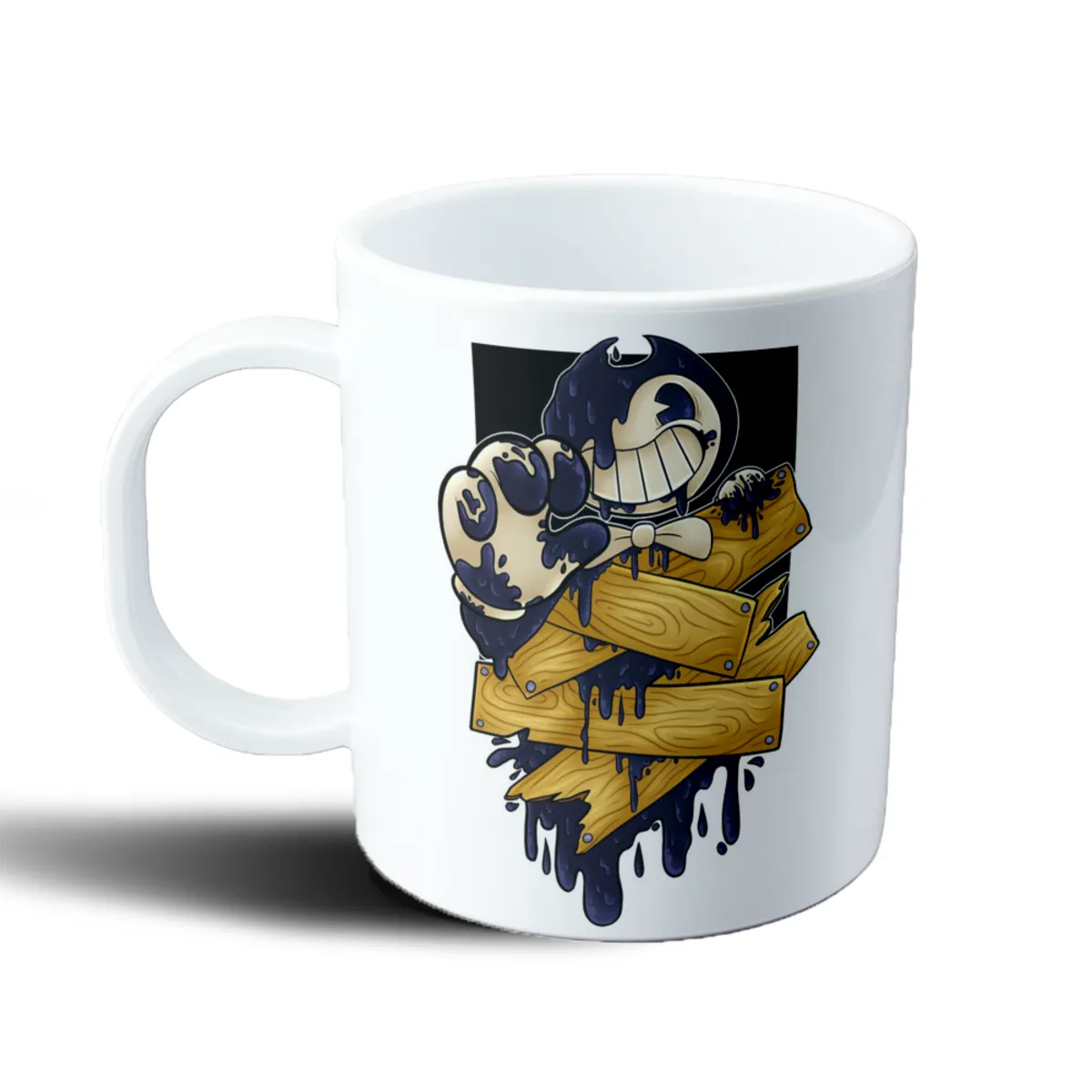 Taza de Plástico Bendy and The Ink Machine Bendy con Boris y tablones - vista 2
