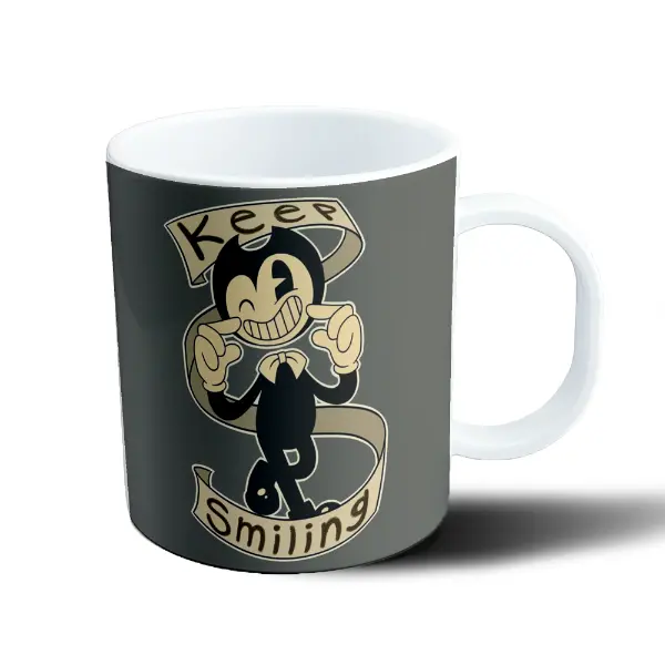 Taza de Plástico Bendy and The Ink Machine Keep Smiling
