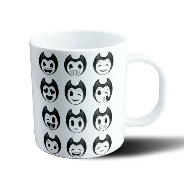 Taza de Plástico Bendy and The Ink Machine Emojis