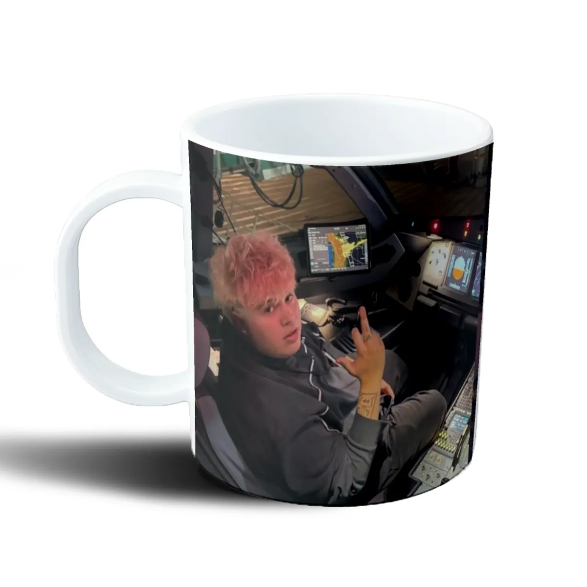 Taza de Plástico Beni Marmol en Cabina - vista 2