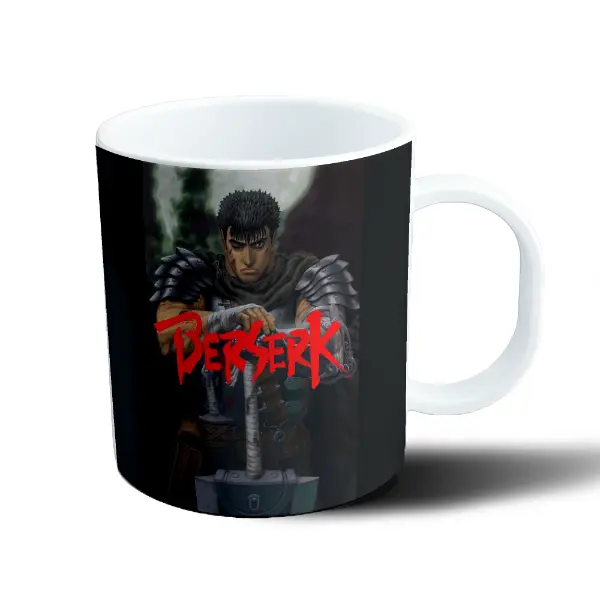 Taza de Plástico Berserk Guts con Espada