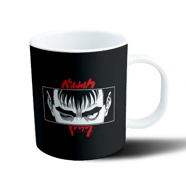 Taza de Plástico Berserk Guts Mirada Intensa