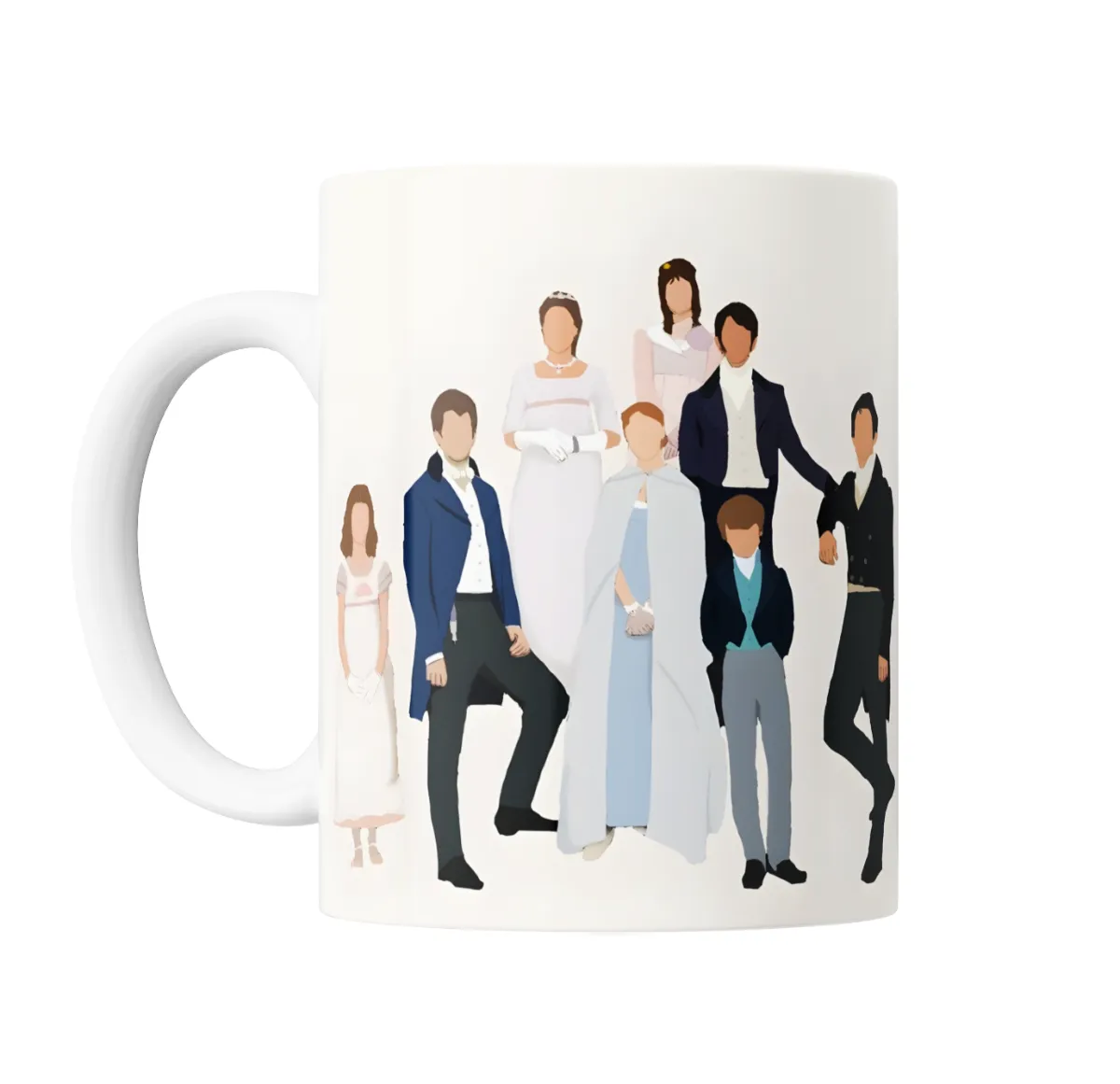 Taza de Cerámica Bridgerton Personajes Ilustrados - vista 2