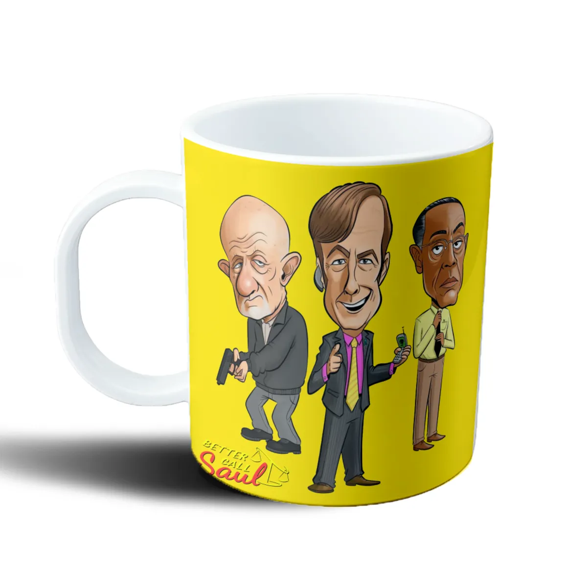 Taza de Plástico Better Call Saul Personajes Caricatura - vista 2