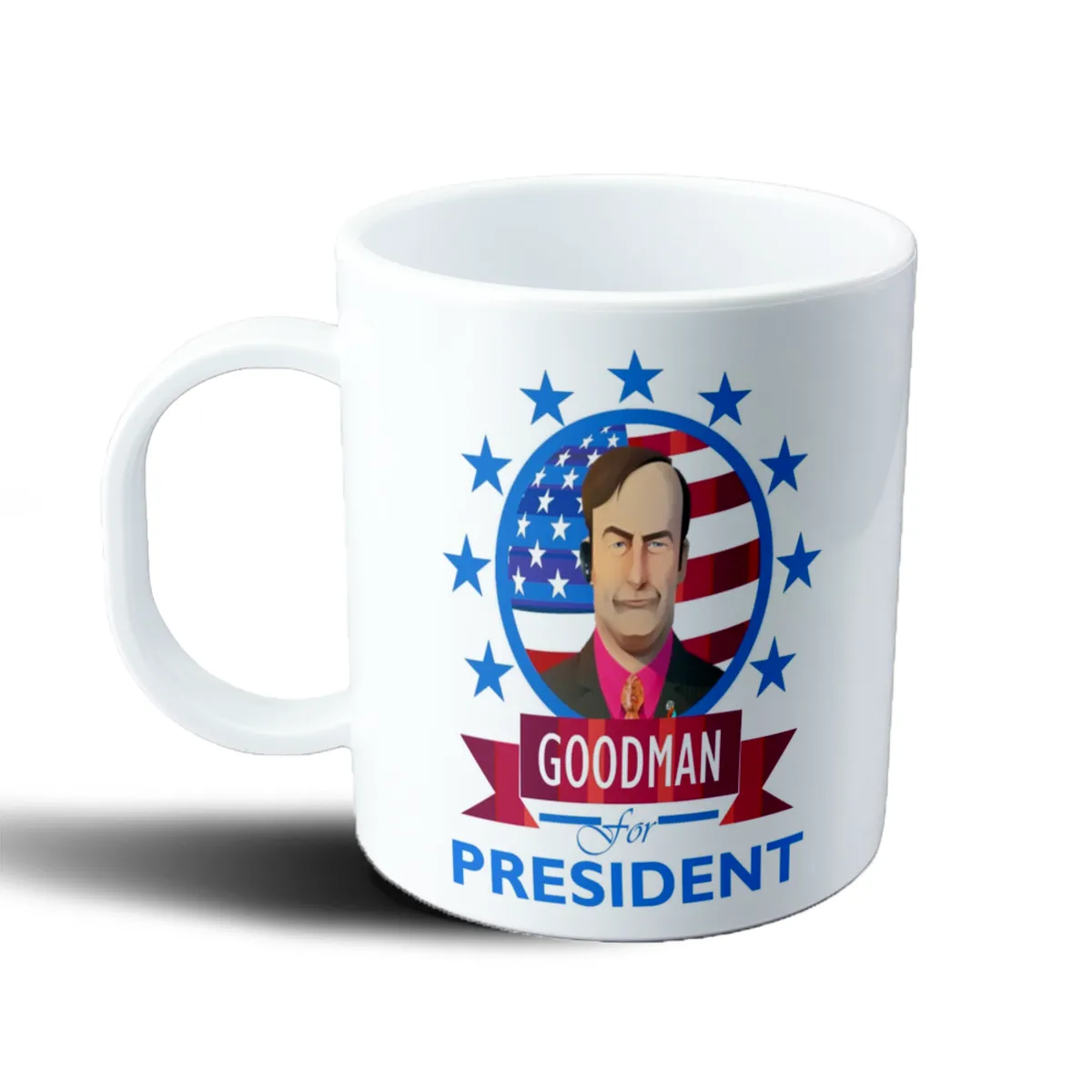 Taza de Plástico Better Call Saul Goodman for President - vista 2