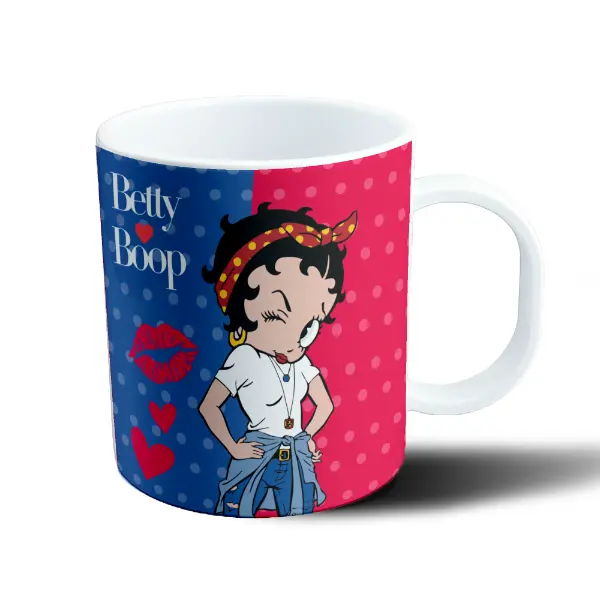 Taza de Plástico Betty Boop Guiño Rockera
