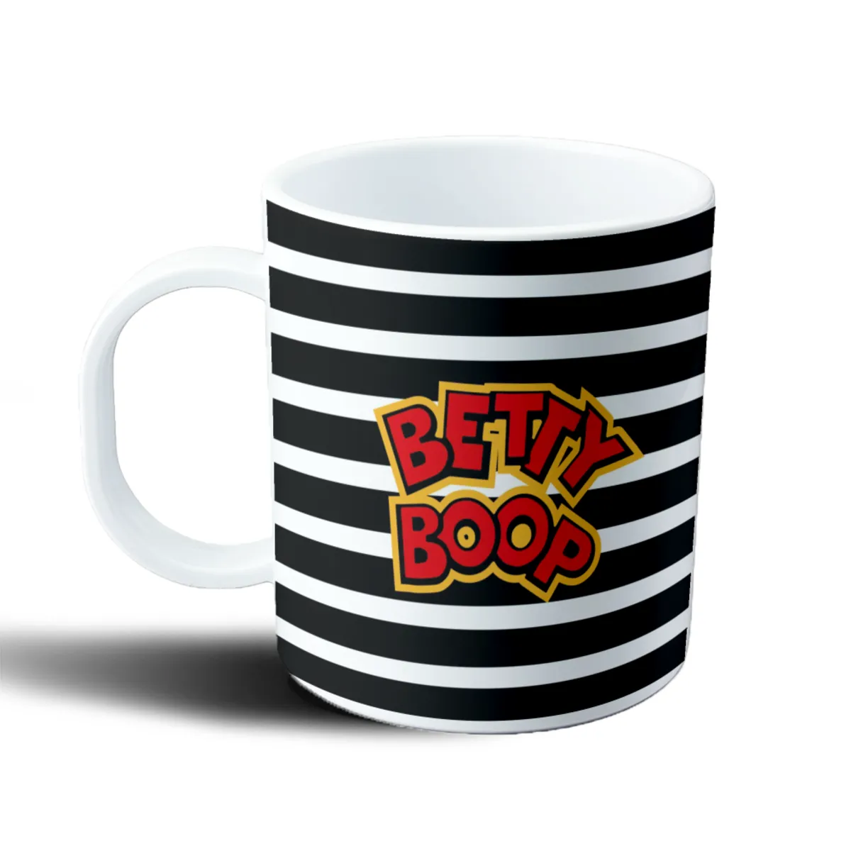Taza de Plástico Betty Boop Rayas y Corazones - vista 2