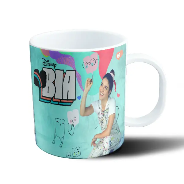 Taza de Plástico Bia Disney Logo y Protagonista