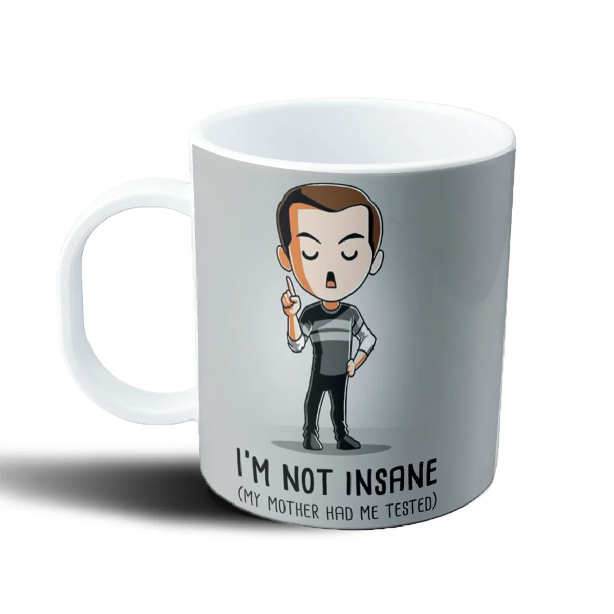 Taza de Plástico Big Bang Theory Sheldon Cooper I'm Not Insane - vista 2