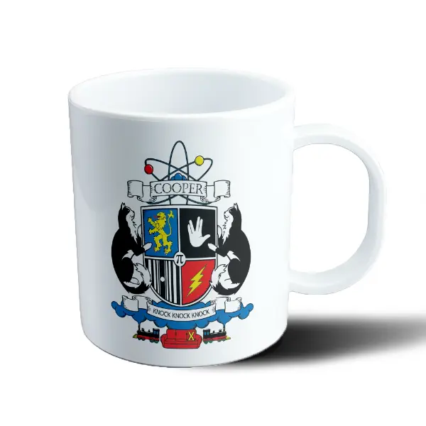 Taza de Plástico Big Bang Theory Escudo Cooper