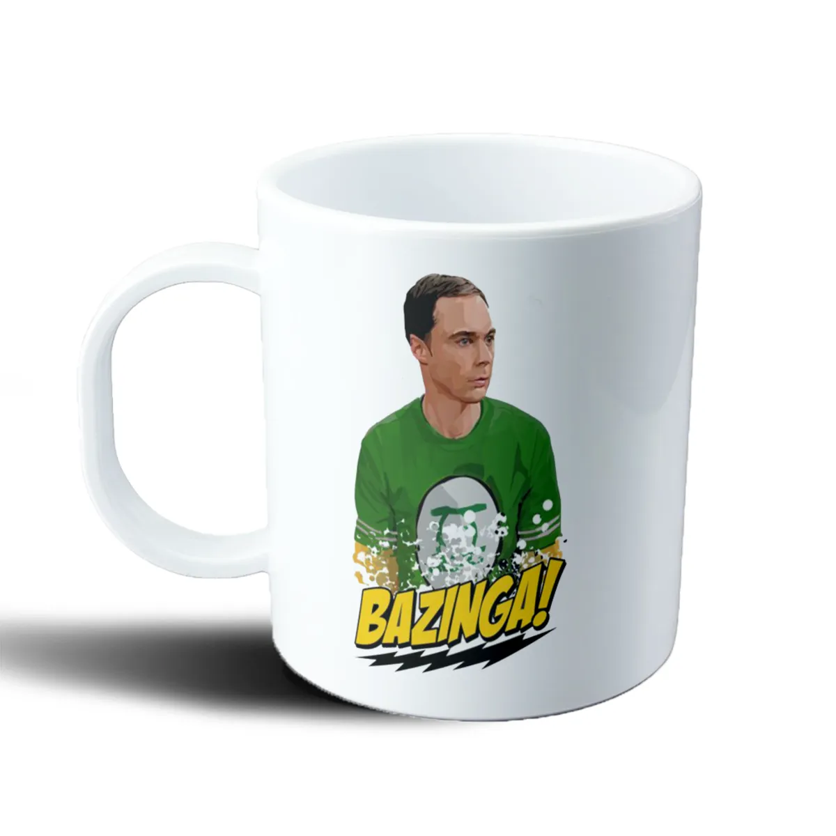 Taza de Plástico Big Bang Theory Sheldon Cooper Bazinga - vista 2