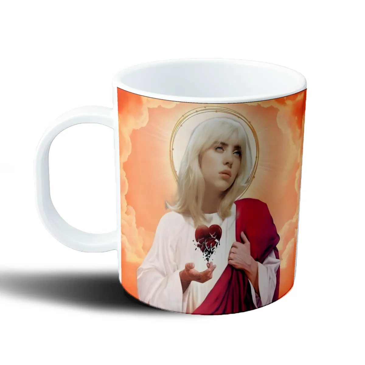 Taza de Plástico Billie Eilish Corazón Roto Aureola - vista 2