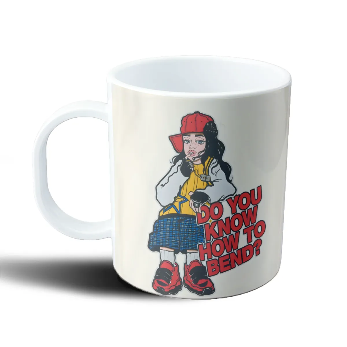 Taza de Plástico Billie Eilish Do You Know How To Bend - vista 2