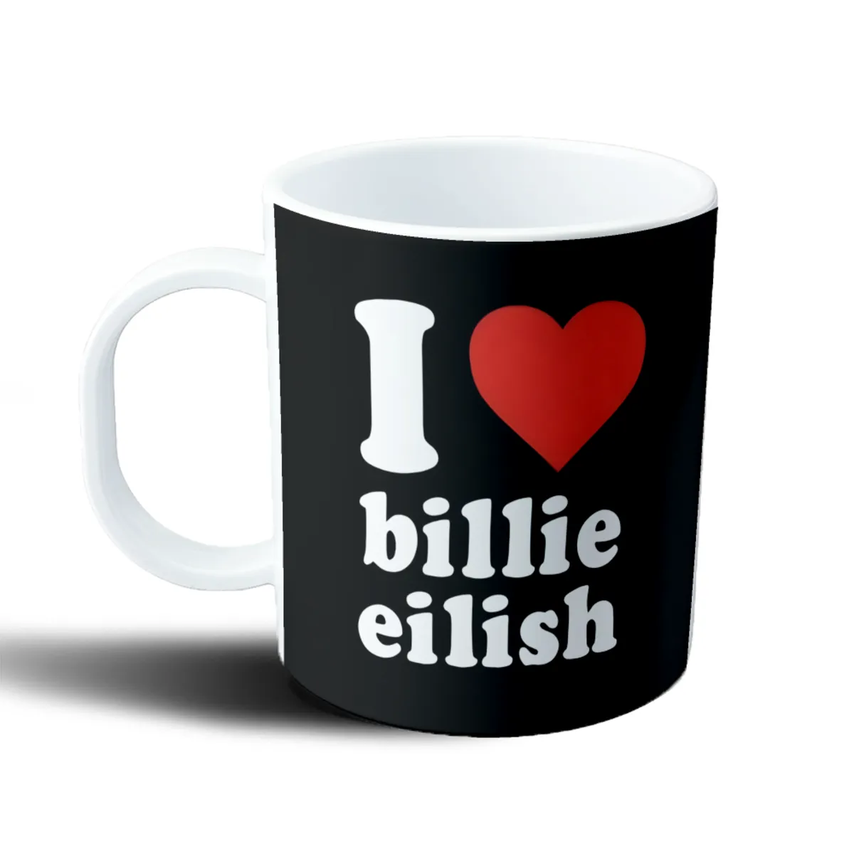 Taza de Plástico Billie Eilish I Love Billie Eilish - vista 2