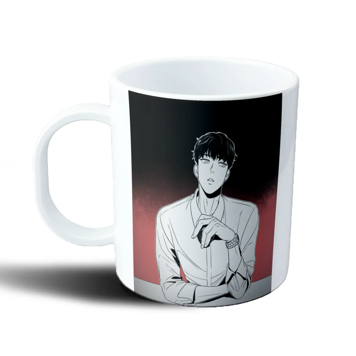 Taza de Plástico Bj Alex Protagonista Mirada Seria - vista 2