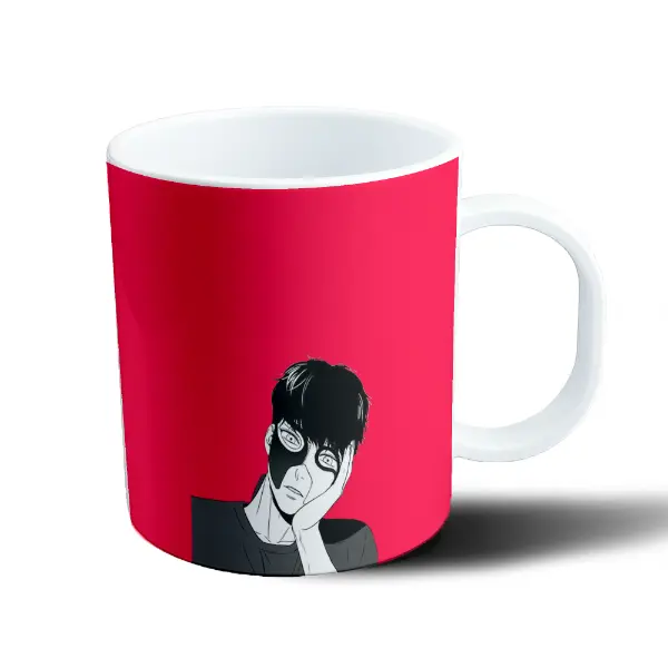 Taza de Plástico Bj Alex Personaje Pensativo
