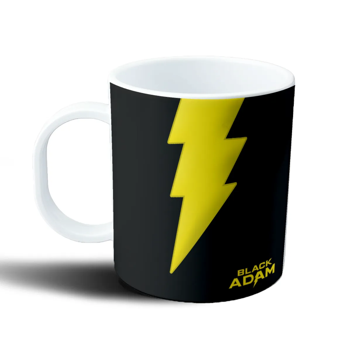 Taza de Plástico Black Adam Rayo Amarillo - vista 2
