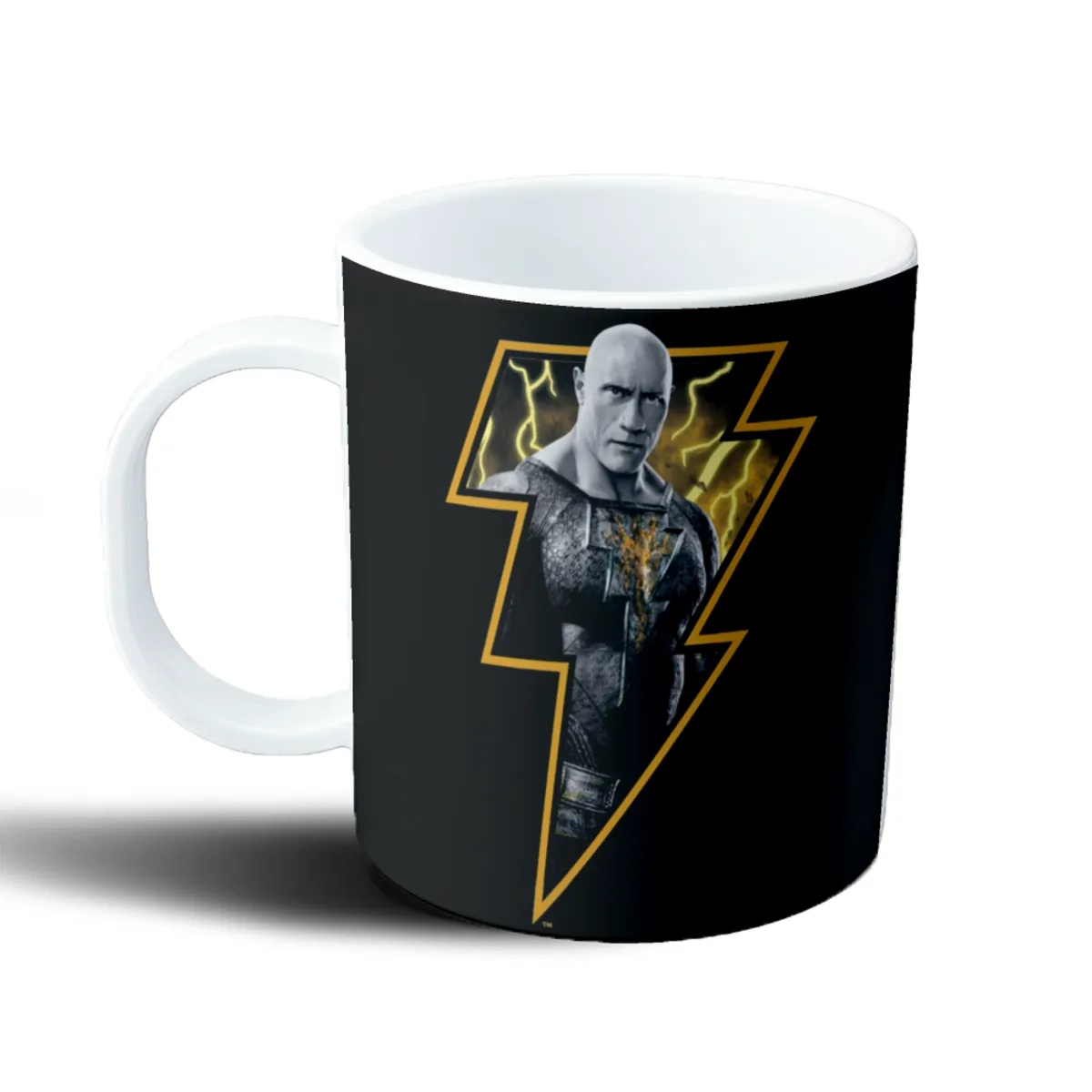 Taza de Plástico Black Adam Rayo Dorado - vista 2