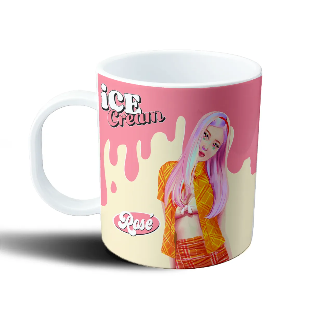 Taza de Plástico BlackPink Rosé Ice Cream - vista 2
