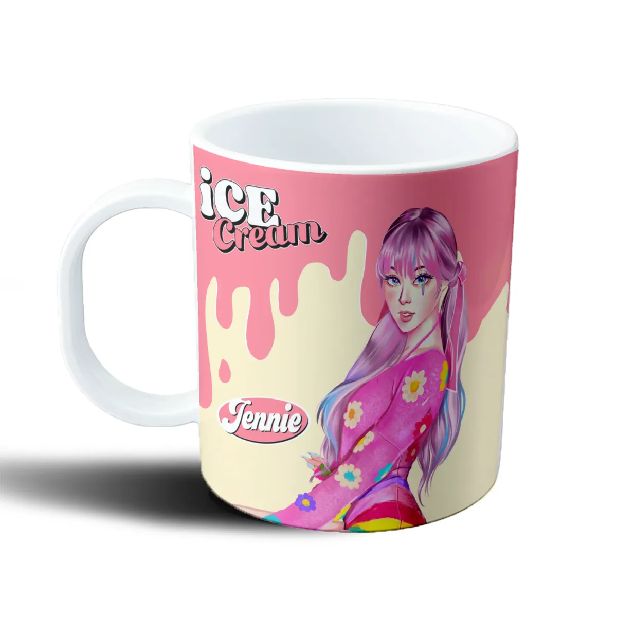 Taza de Plástico BlackPink Jennie Ice Cream - vista 2