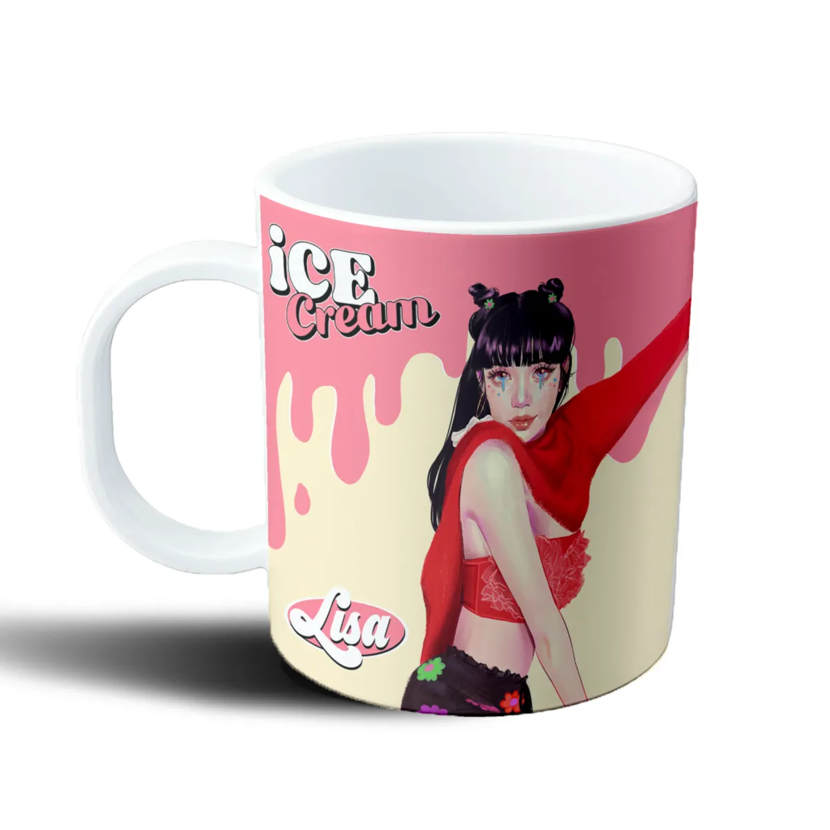 Taza de Plástico BlackPink Lisa Ice Cream - vista 2
