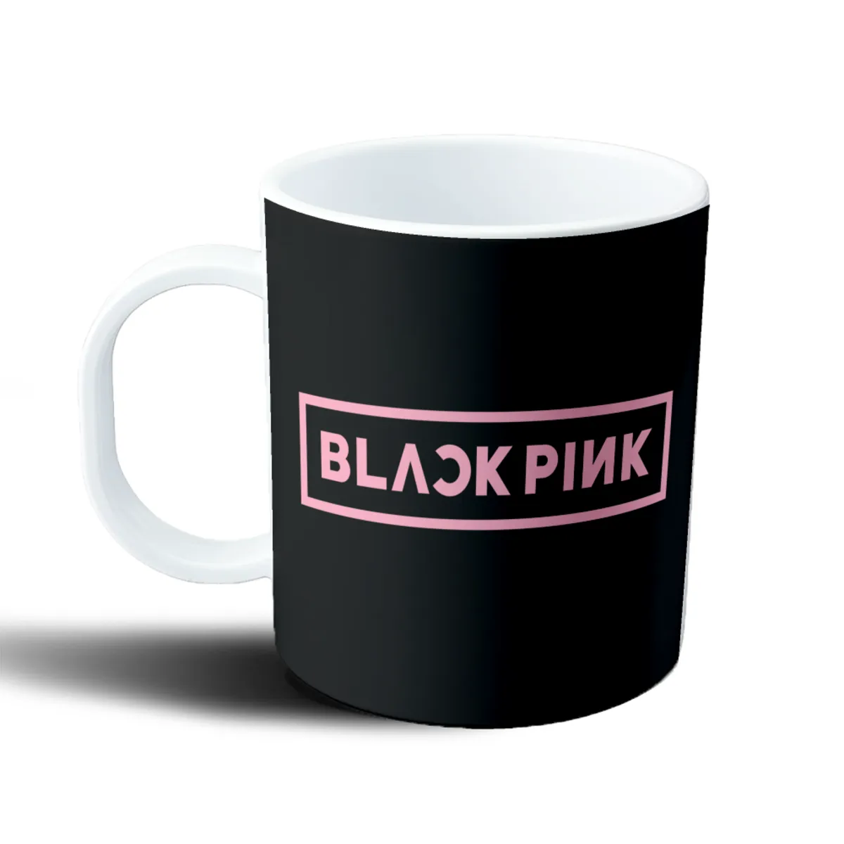 Taza de Plástico BlackPink Logo Rosa - vista 2