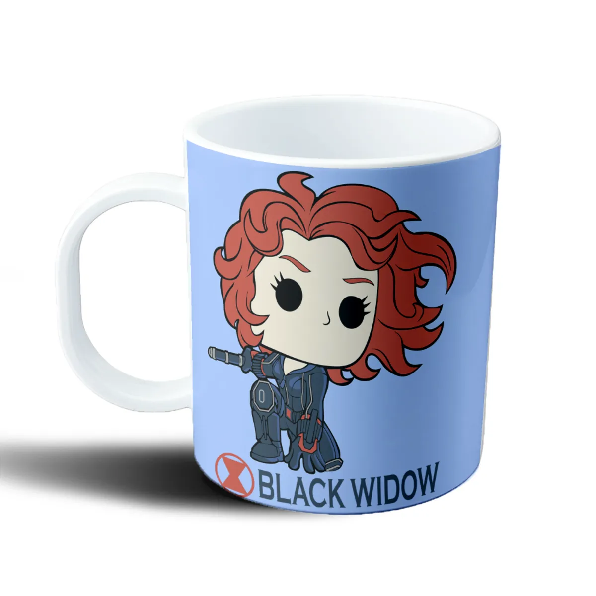 Taza de Plástico Black Widow Chibi Funko - vista 2