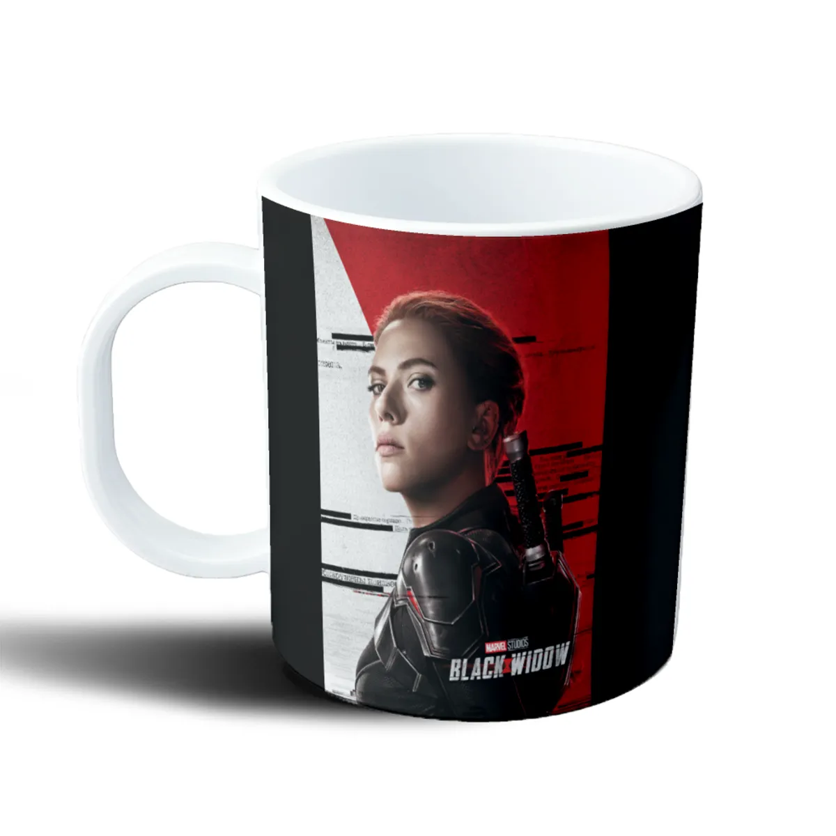 Taza de Plástico Black Widow Natasha Romanoff Película - vista 2