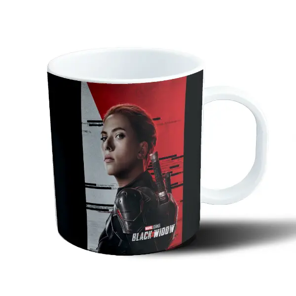 Taza de Plástico Black Widow Natasha Romanoff Película
