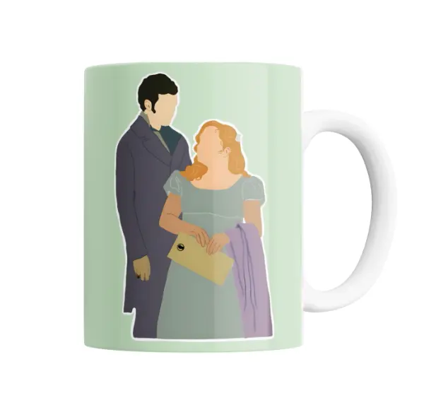 Taza de Cerámica Bridgerton Pareja Regencia