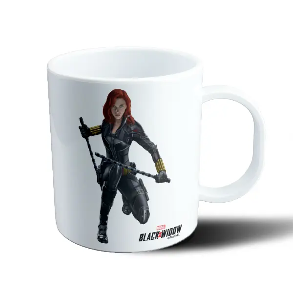 Taza de Plástico Black Widow Natasha Romanoff Marvel