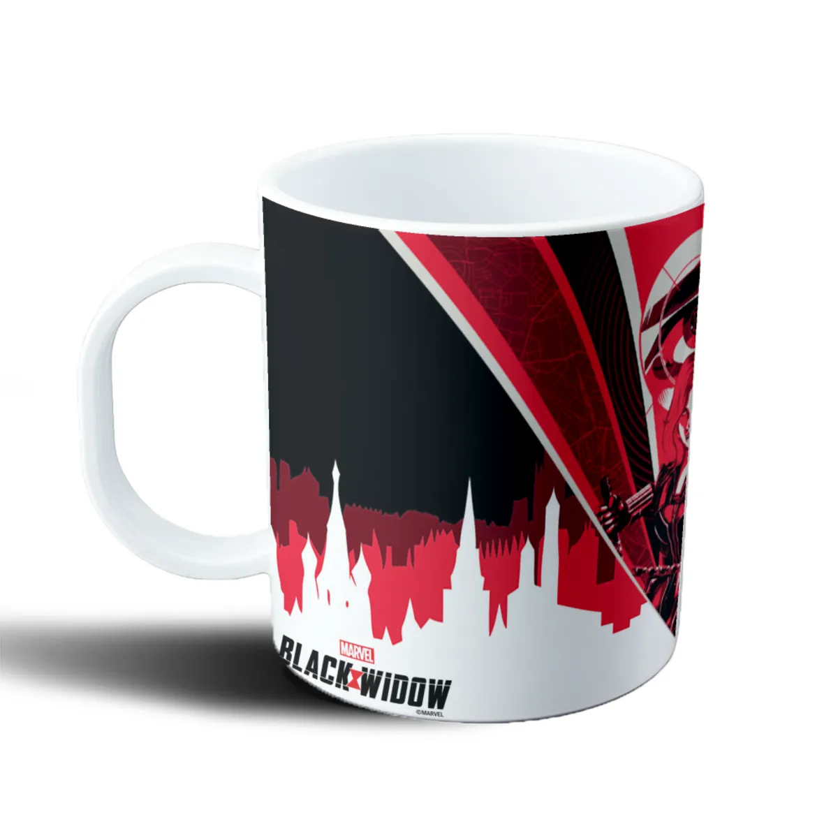 Taza de Plástico Black Widow Viuda Negra Ojo Marvel - vista 2