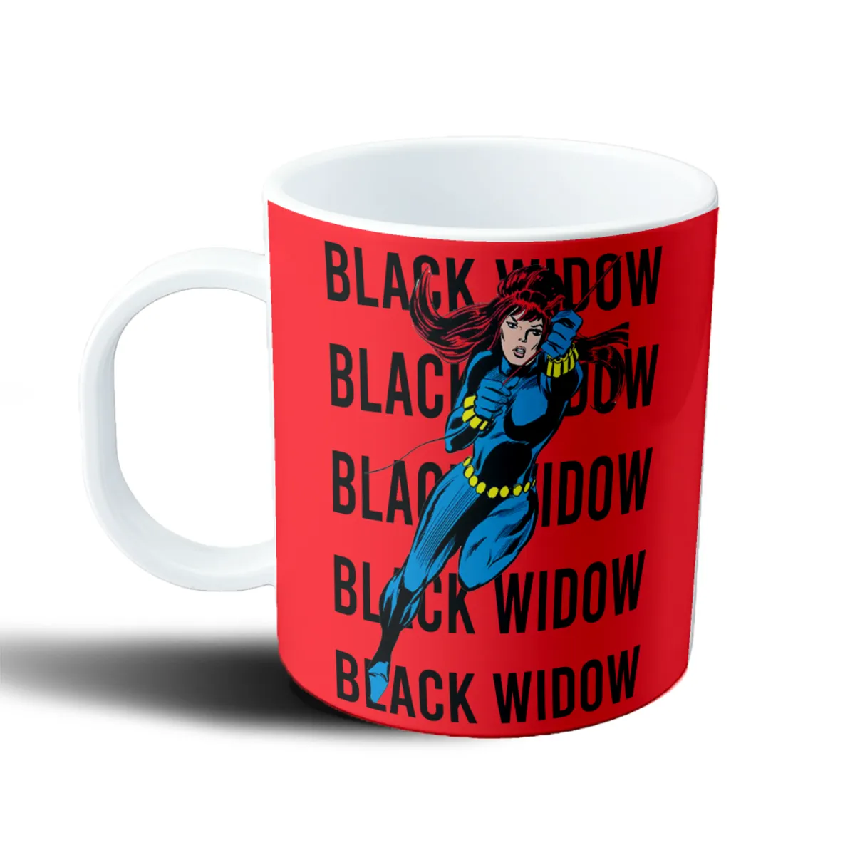 Taza de Plástico Black Widow Clásica Retro - vista 2