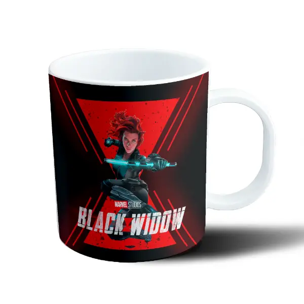 Taza de Plástico Black Widow Natasha Romanoff Marvel Studios