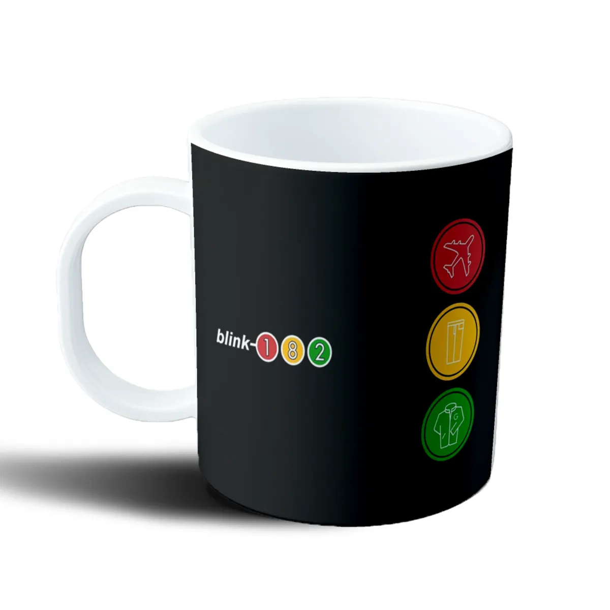 Taza de Plástico Blink 182 Semáforo Avión Vaso Campera - vista 2