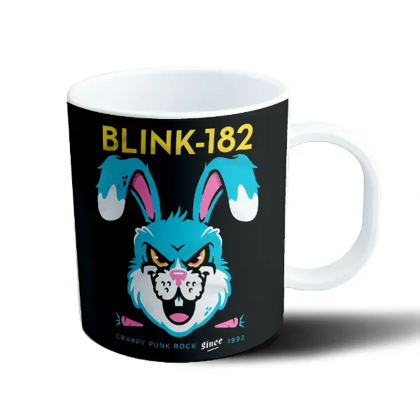 Taza de Plástico Blink 182 Conejo Crappy Punk Rock