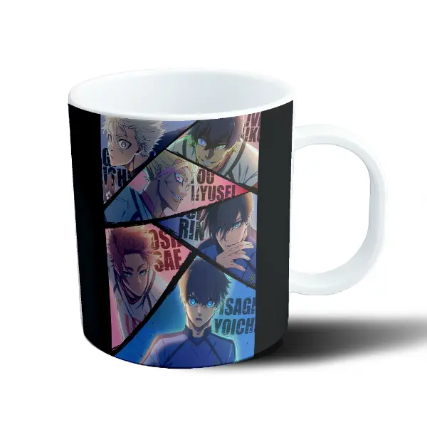 Taza de Plástico Blue Lock Isagi Yoichi y Rin Itoshi