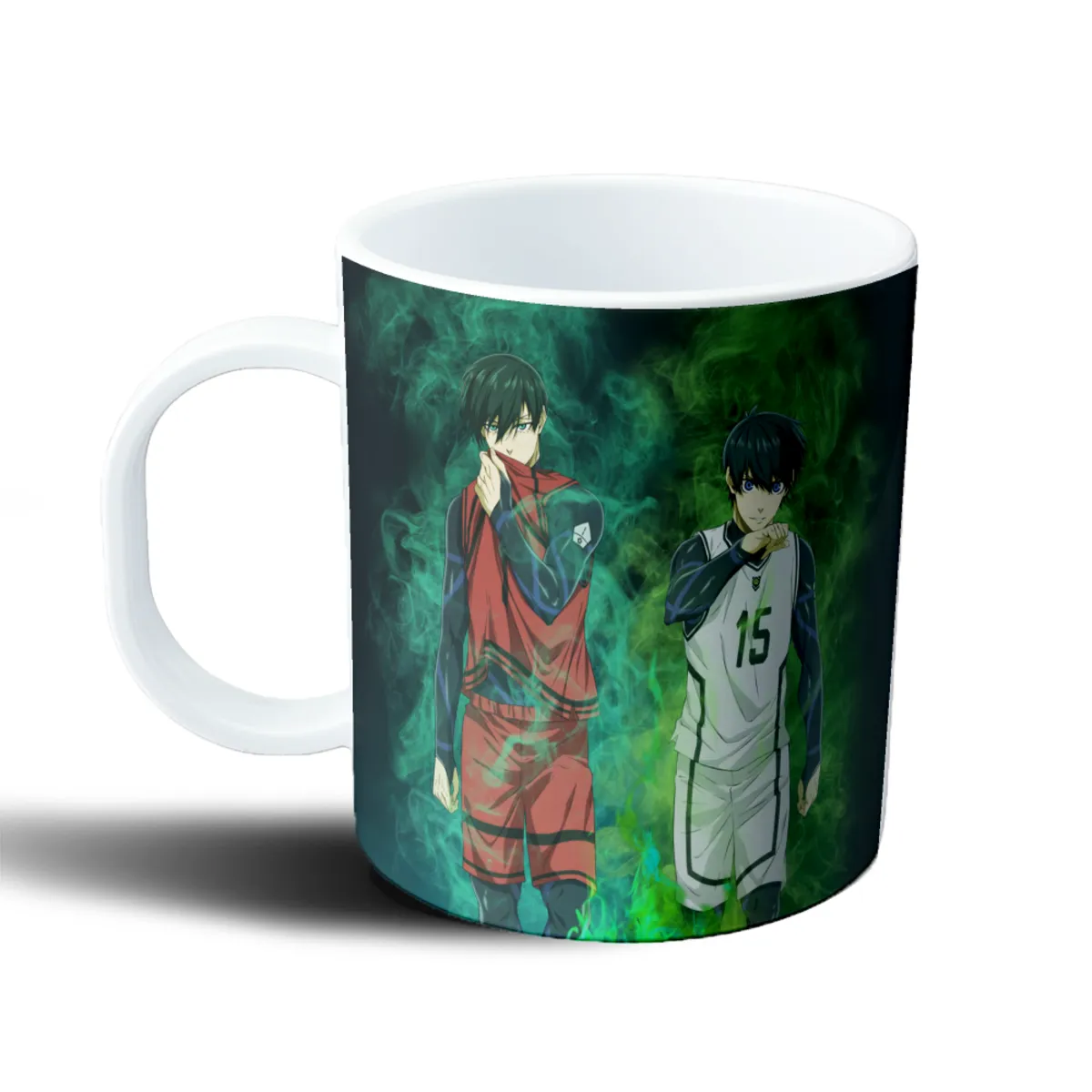 Taza de Plástico Blue Lock Isagi y Nagi - vista 2
