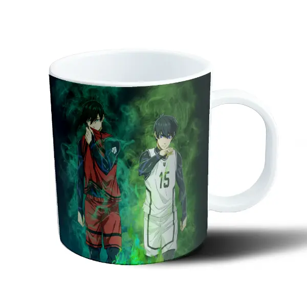 Taza de Plástico Blue Lock Isagi y Nagi