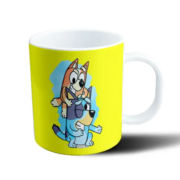 Taza de Plástico Bluey Bingo a Caballo